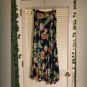 Akira Chicago Tropical Floral Skirt Small